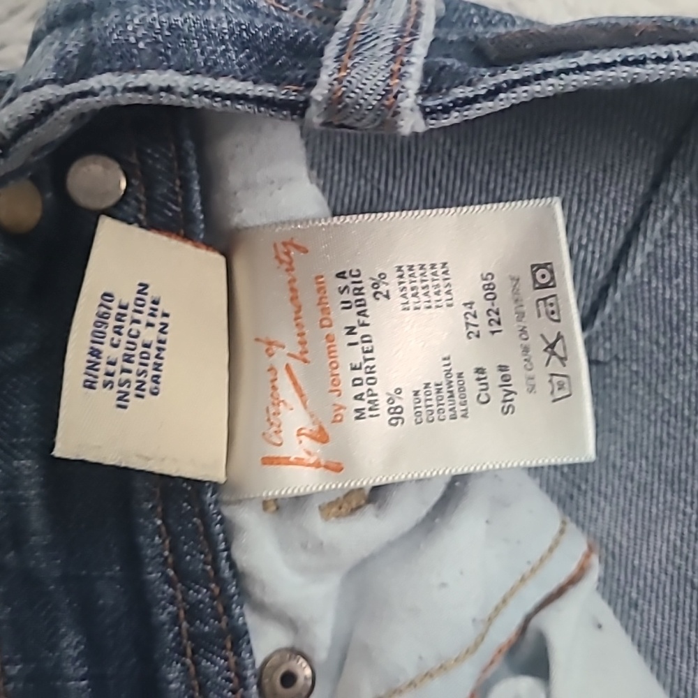 Citizens of Humanity Women's Jeans Straight Leg Size 29 Blue w/ Belt Wrap BOGO - Picture 8 of 15